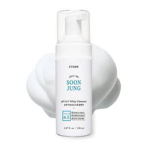 ETUDE SoonJung pH 6.5 Whip Facial Cleanser (5.07 Fl Oz)