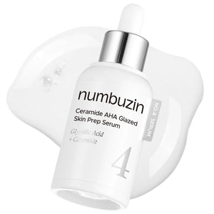 numbuzin No.4 Serum | Ceramide AHA Glazed Skin Prep Serum