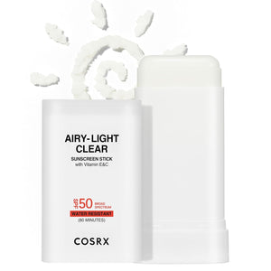 COSRX Airy-Light Clear Sunscreen Stick with Vitamin E & C SPF 50(0.67 oz, 19g)