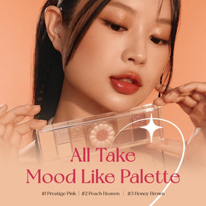 Peripera ALL TAKE MOOD LIKE PALETTE(01 PRESTIGE PINK (PERITAGE))