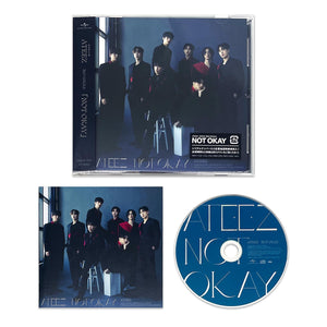 ATEEZ - 3rd JAPAN SINGLE NOT OKAY Standard Ver. Booklet + 4 Extra Photocards