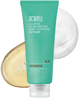 ACWELL Licorice pH Balancing Pore Cleansing Gel Foam