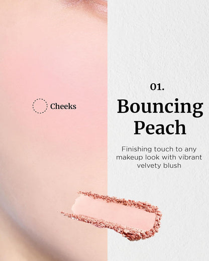 VDL Cheekstain Pastel Blush for Cheeks (Bouncing Peach, 0.2oz)